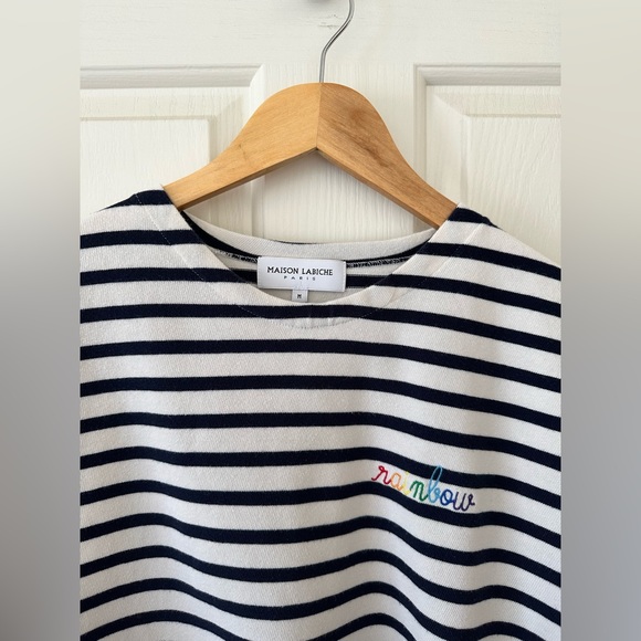 Maison Labiche Men’s Pride “Rainbow” Short Sleeve Tee Shirt - in size medium - Picture 2 of 5